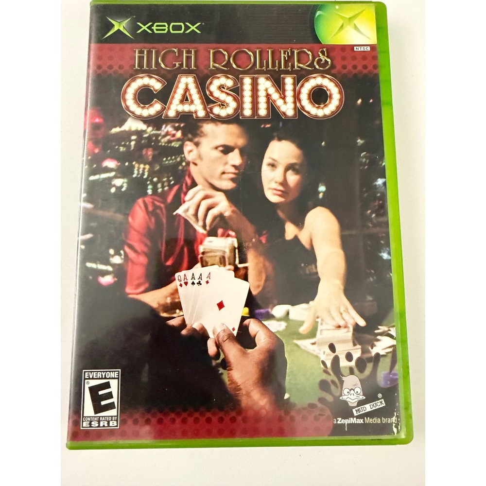 High Rollers Casino Original Xbox Game Microsoft 2004 CIB Complete Manual NTSC
